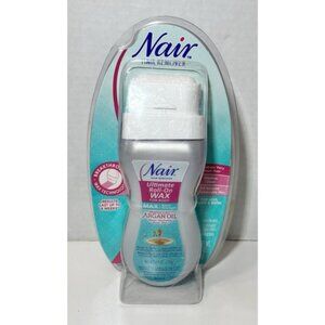 Nair Hair Remover Roll-On Wax for Legs and Body Moroccan Argan Oil